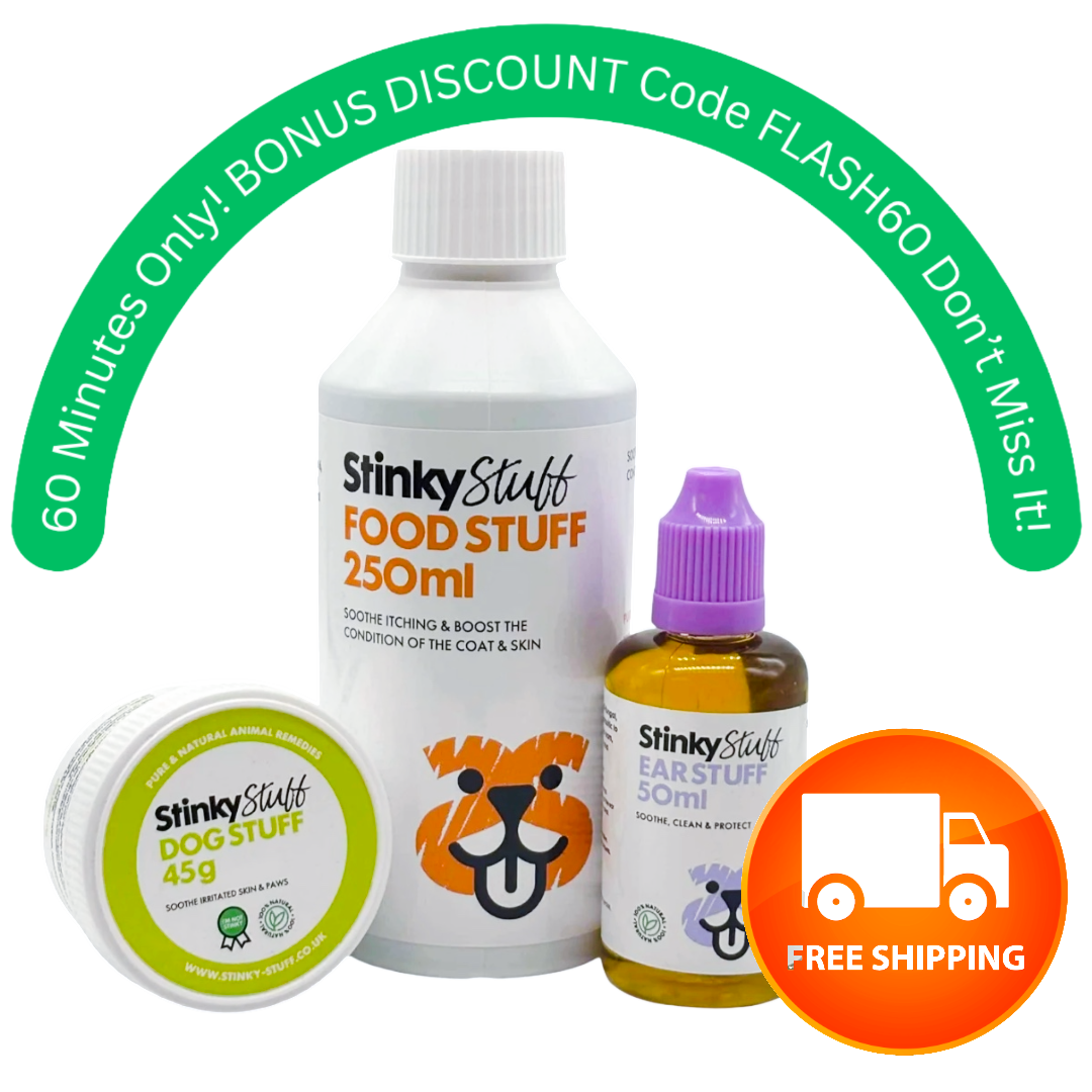 Dog Itchy Skin & Ear Pack | Allergy Relief – HALF PRICE + FREE SHIPPING TODAY