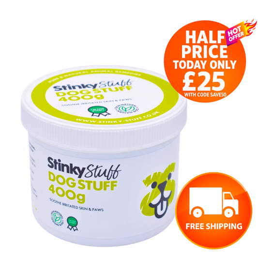 Natural Balm For Itchy Dogs - Dog Stuff 400g - Half Price + FREE UK SHIPPING TODAY