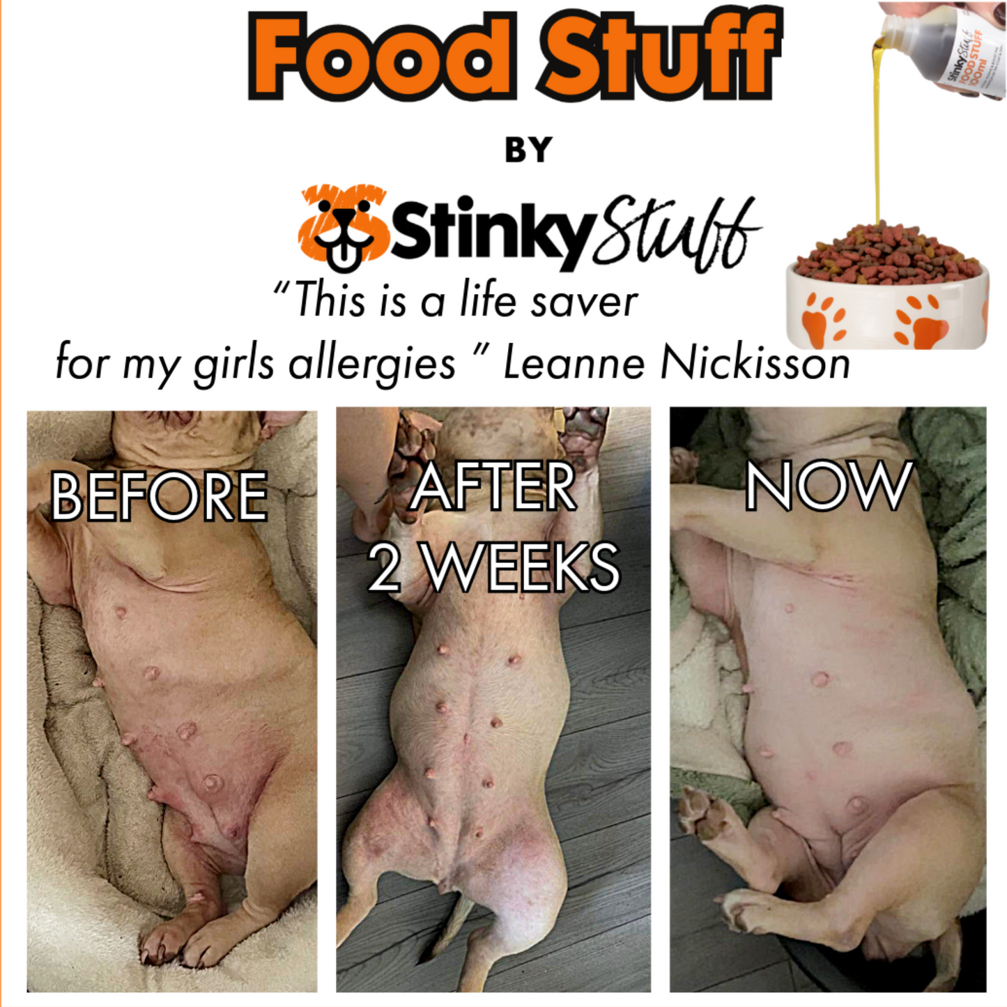 Food Stuff 250ml + FREE Dog Stuff worth £17.99 + FREE SHIPPING