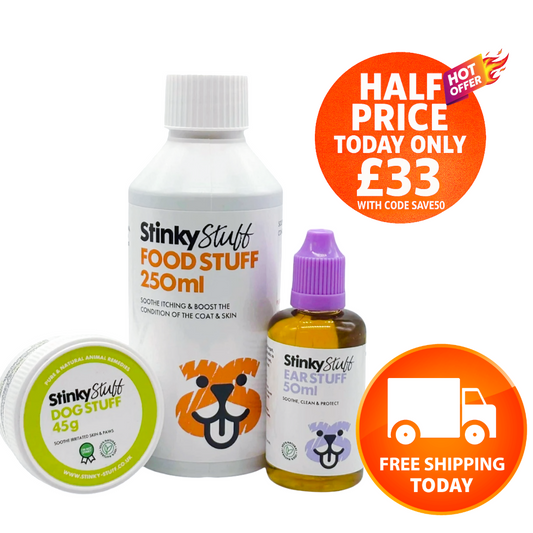 Dog Itchy Skin & Ear Pack | Allergy Relief â HALF PRICE + FREE SHIPPING TODAY
