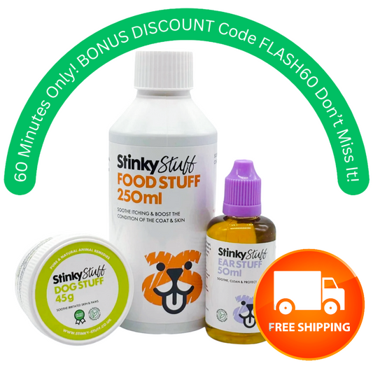 Dog Itchy Skin & Ear Pack | Allergy Relief – HALF PRICE + FREE SHIPPING TODAY