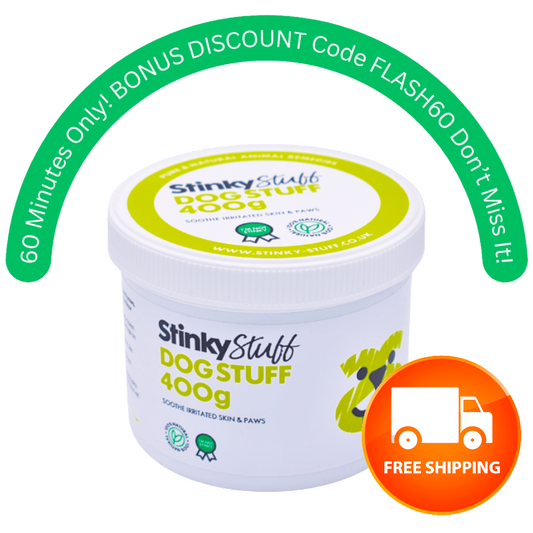 Natural Balm For Itchy Dogs - Dog Stuff 400g - Half Price + FREE SHIPPING TODAY
