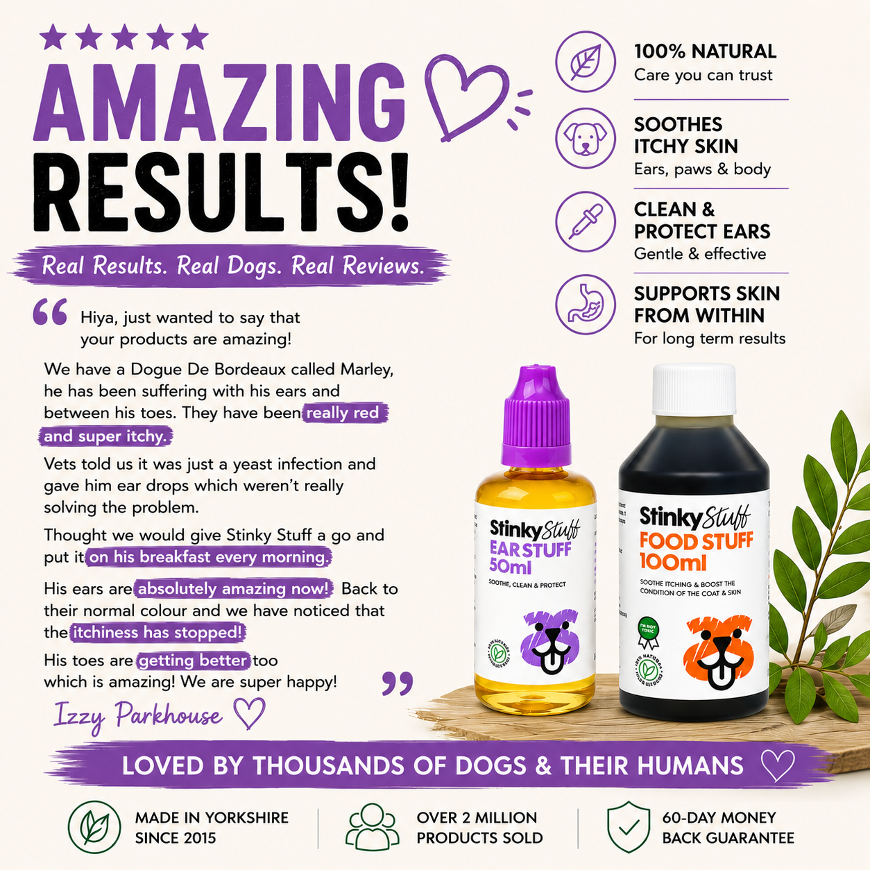 No More Scratching. No More Smelly Ears | Ear Stuff Complete Care Bundle