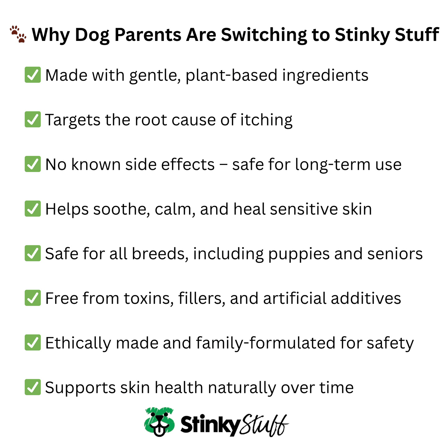 Dog Stuff 190g - Topical Balm for Itchy Skin & Hot Spots Relief - Stinky Stuff