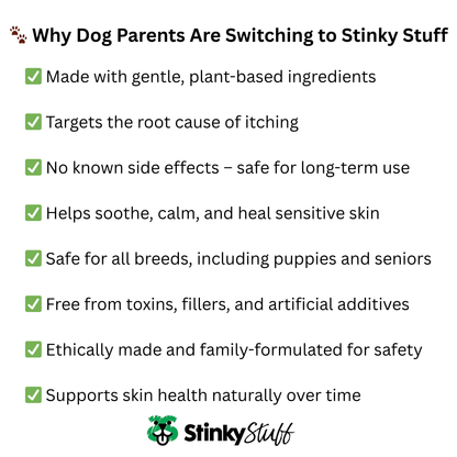 Dog Stuff 190g - Topical Balm for Itchy Skin & Hot Spots Relief - Stinky Stuff