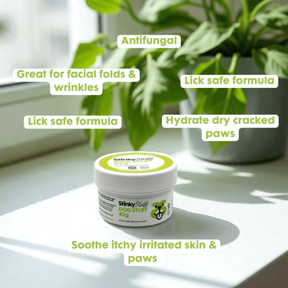 Dog Stuff 45g – Natural Dog Balm for Dry, Irritated Skin - Stinky Stuff