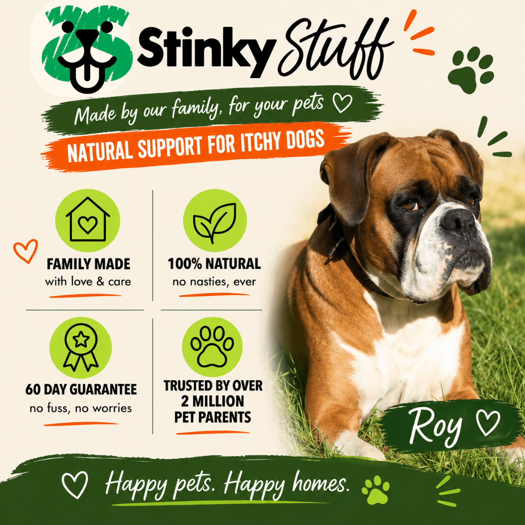 Dog Stuff – Natural Dog Balm for Itchy, Dry & Sensitive Skin - Stinky Stuff
