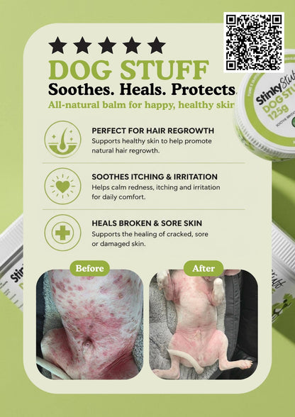 Dog Stuff – Natural Dog Balm for Itchy, Dry & Sensitive Skin - Stinky Stuff
