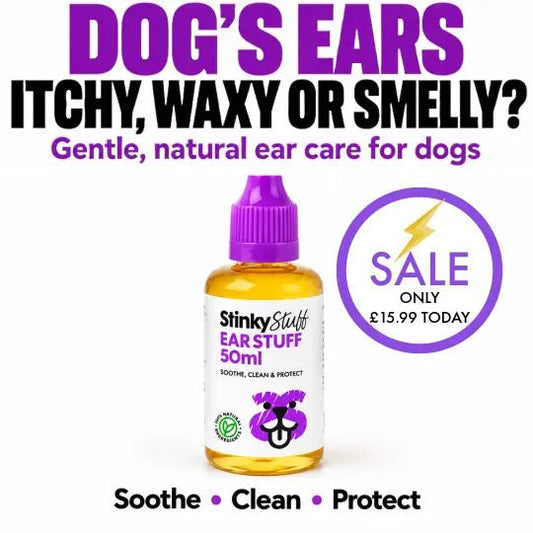 Ear Stuff – Natural Dog Ear Drops - Stinky Stuff