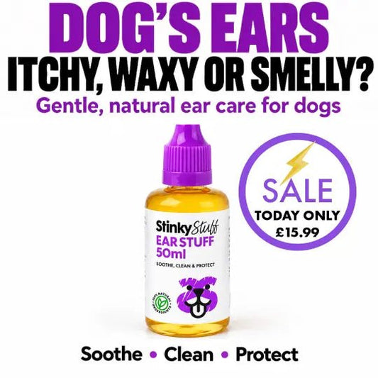Ear Stuff – Natural Dog Ear Drops - Stinky Stuff
