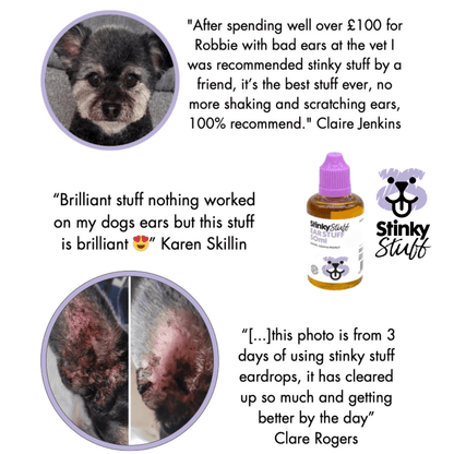 Ear Stuff – Natural Dog Ear Drops - Stinky Stuff