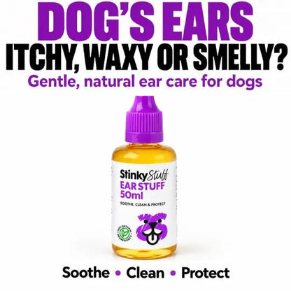 Ear Stuff – Natural Dog Ear Drops - Stinky Stuff