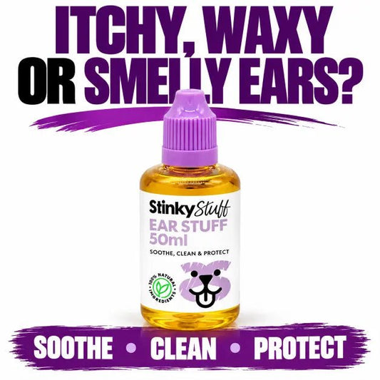 Ear Stuff – Natural Dog Ear Drops - Stinky Stuff