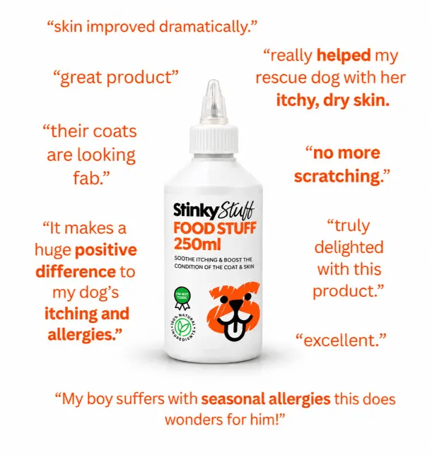 Food Stuff – Daily Skin, Coat & Ear Support Supplement - Stinky Stuff