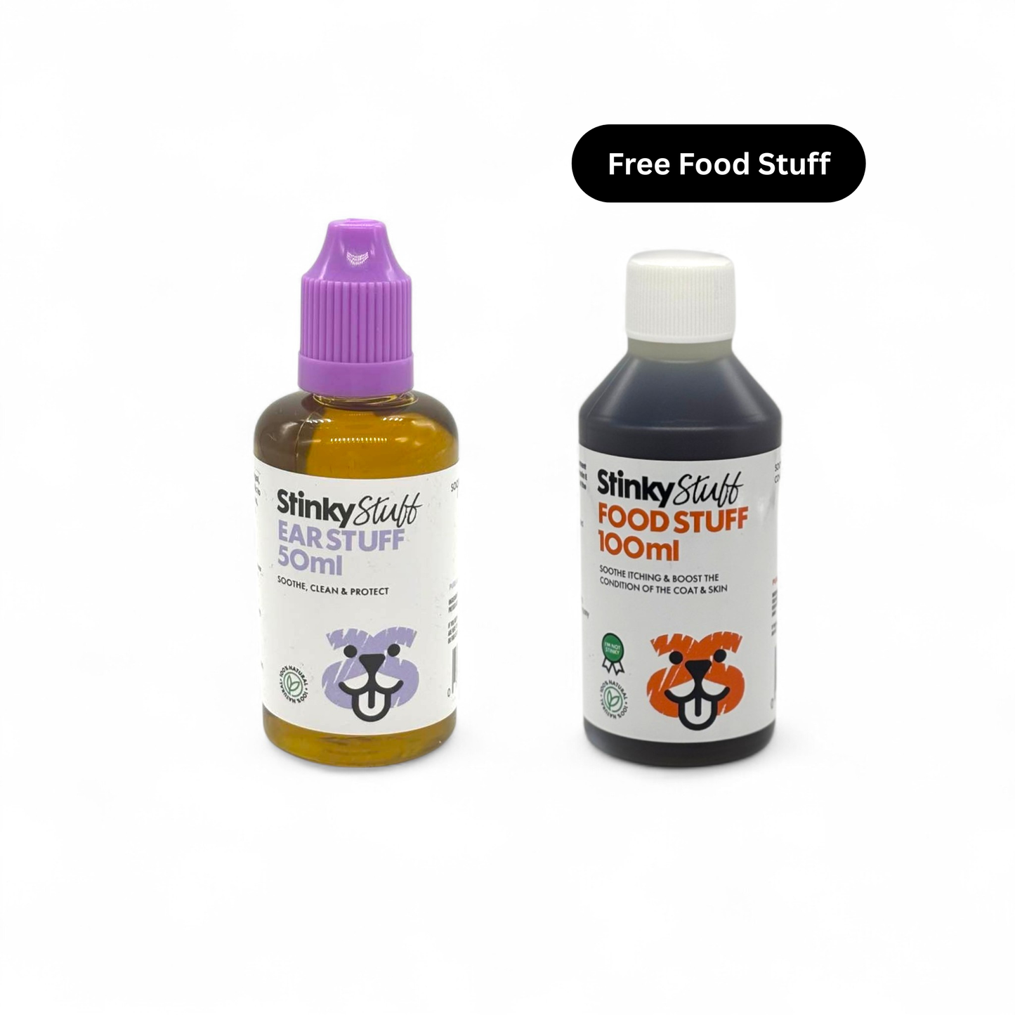 Stinky Stuff Itchy Dog Duo – Natural Ear and Skin Relief for Dogs