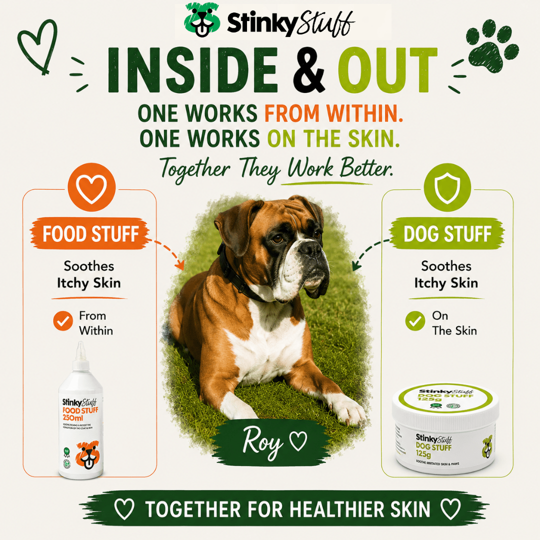 Itchy Dog Relief Bundle – Soothe itching and irritation - Stinky Stuff