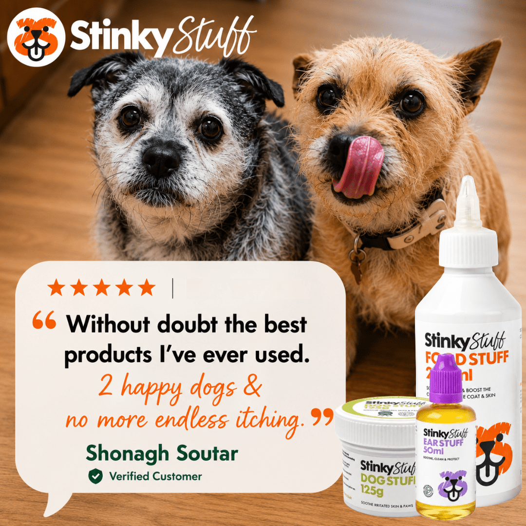 Itchy Dog Relief Bundle – Soothe itching and irritation - Stinky Stuff
