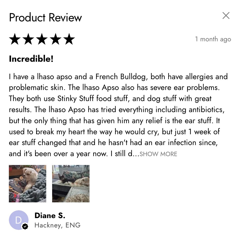 Product review for the itchy dog relief bundle 