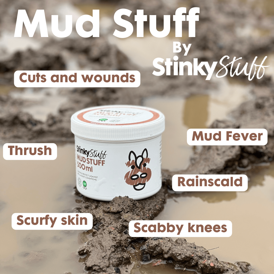 Mud Stuff | Natural Cold Weather Protection for Horses | Barrier Balm for Horses Legs - Stinky Stuff