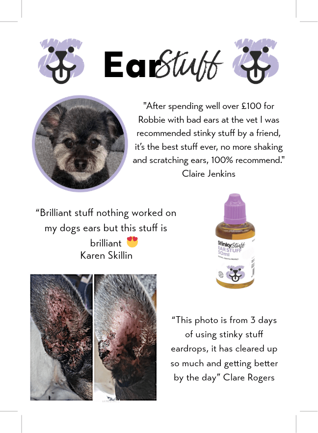 No More Scratching. No More Smelly Ears | Ear Stuff Complete Care Bundle - Stinky Stuff