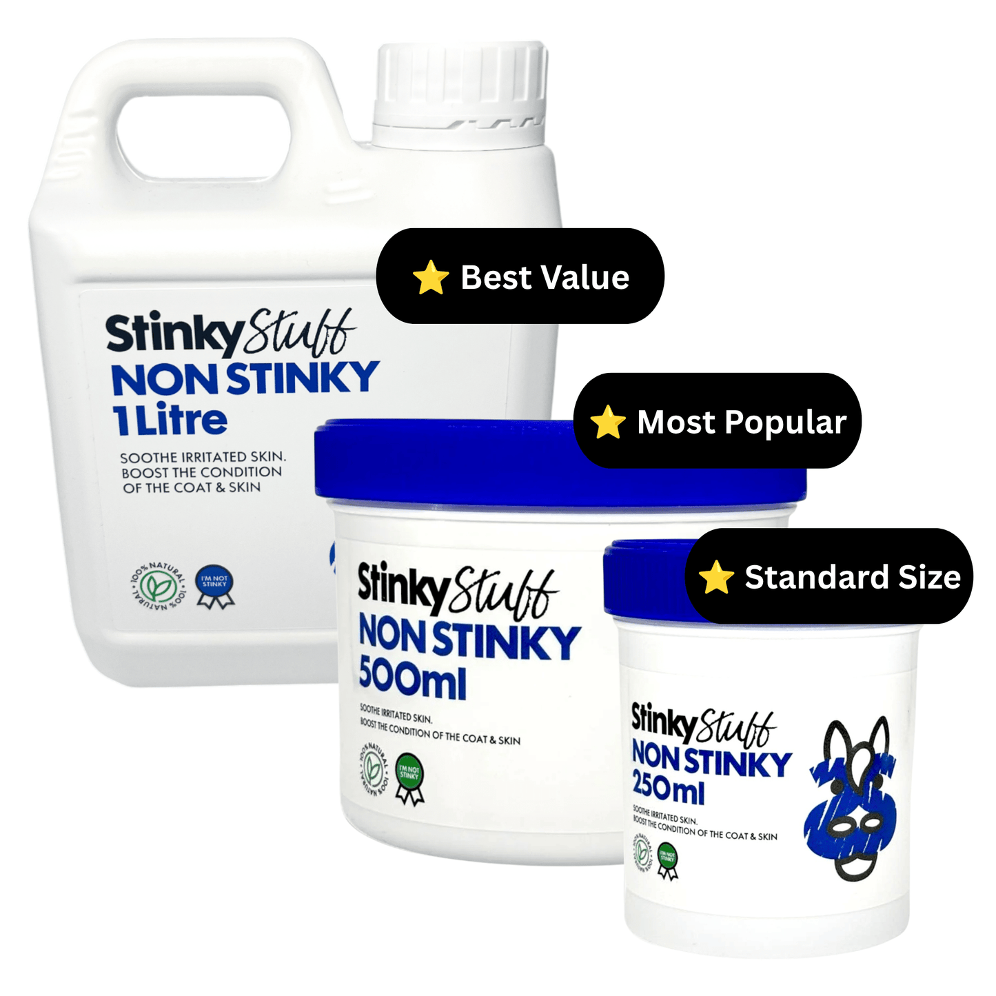 Non Stinky Horse Feed Supplement | Natural Relief for Itchy, Irritated Horses - Stinky Stuff