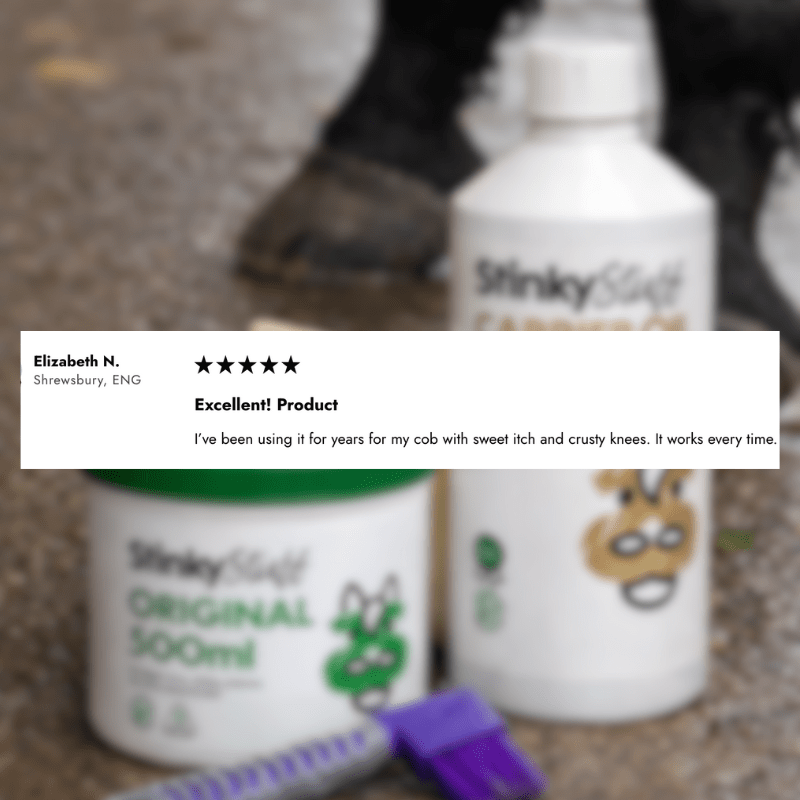 Original Stinky Stuff - Rub and Soothe Pack Itch Relief Pack for Horses - Stinky Stuff