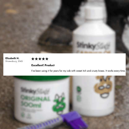 Original Stinky Stuff - Rub and Soothe Pack Itch Relief Pack for Horses - Stinky Stuff