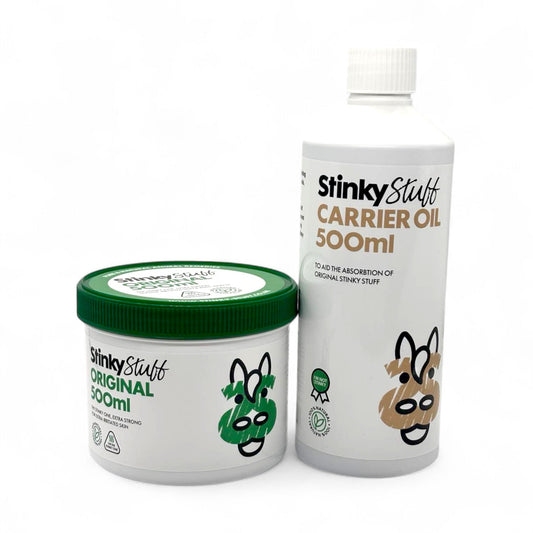 Original Stinky Stuff - Rub and Soothe Pack Itch Relief Pack for Horses - Stinky Stuff