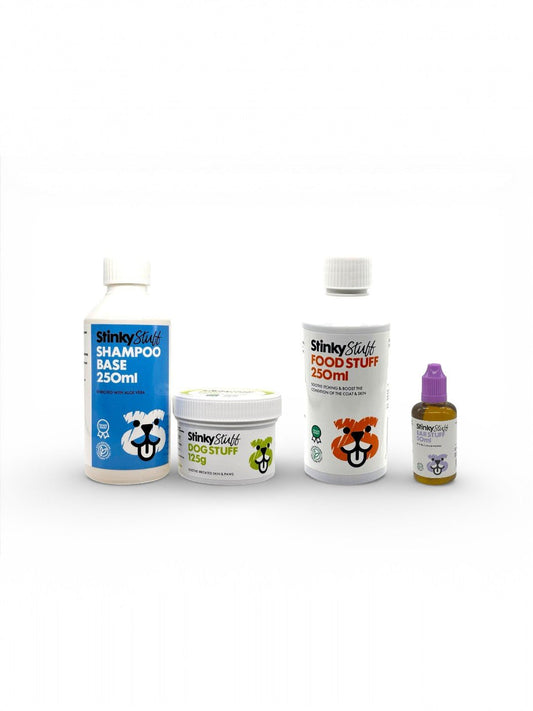 Ultimate Dog Care Bundle – Wash, Soothe & Support Itchy Skin - Stinky Stuff